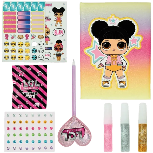 Conjunto de Monedero y Joyas LOL Surprise Glitter On Haz tu propios Brazaletes